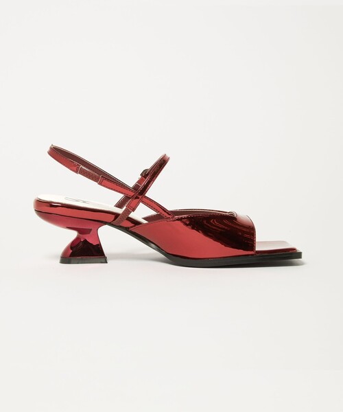 SY UNITED ARROWS(シーユナイテッドアローズ)の「<SY>シェイプヒールスクエア サンダル50●↑(サンダル・レディース・シルバー/ブラック/レッド・23cm/22.5cm/22cm/23.5cm/25cm/24.5cm/24cm)」の17枚目の写真