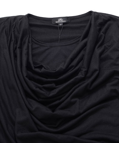 SILVER BULLET（シルバーバレット）の「『Bernings Sho/バーニングショー』ムラドレープTEE（Tシャツ/カットソー・メンズ・ブラック×ホワイト/ホワイト×ブラック/ブラック・L/XL/M）」の15枚目の写真