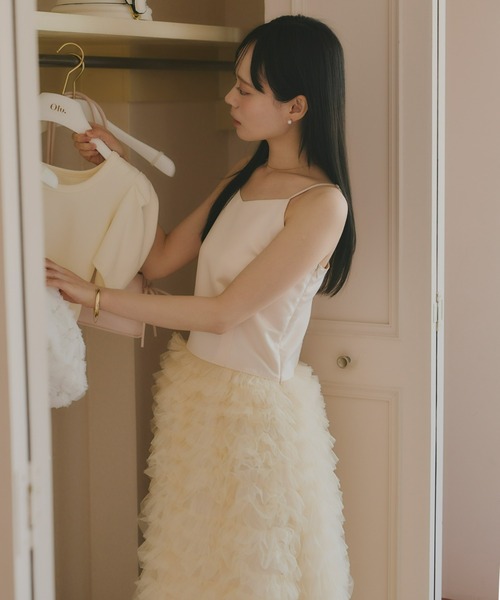 Olu.（オルドット）の「ボリュームチュールキャミワンピース
