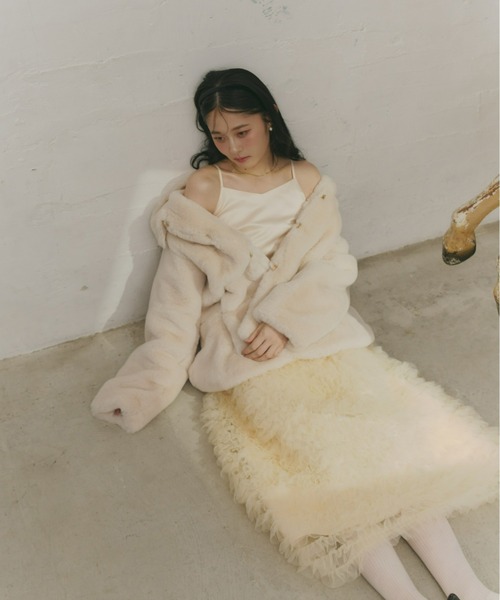 セール】ボリュームチュールキャミワンピース（ドレス）｜Olu