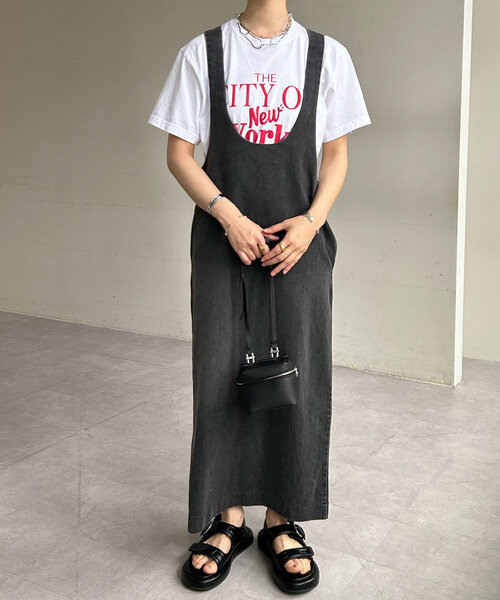 新品♪searoomlynn☆CurveAsymmetryサロペットブラック Curve Asymmetryサロペット