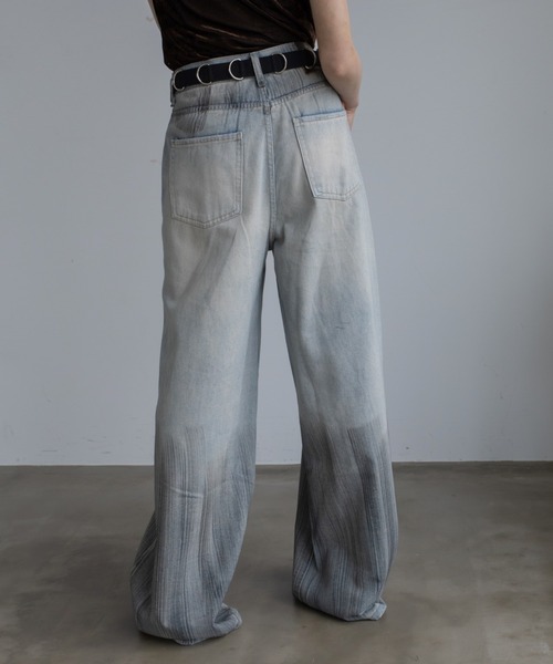 m1r1様 ALEXIA STAM ジーンズ　 センタータックデニムパンツ rehacer ジーンズ : Center Tuck Denim Pants / センタータック