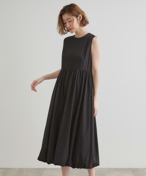 grove(グローブ)の「【晴れの日も雨の日も】撥水バルーンワンピース(ワンピース・レディース・オレンジ系/ブラック/グレー・02/03/01/04/05)」の8枚目の写真
