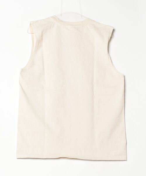 WALLA WALLA SPORT（ワラワラスポーツ）の「9oz TUBE SLEEVELESS TEE（Tシャツ/カットソー・メンズ・アイボリー/ブラック/グリーン系その他/スミクロ/ダークインディゴブルー/マスタード/ホワイト・MEDIUM/LARGE/X-LARGE/SMALL）」の8枚目の写真