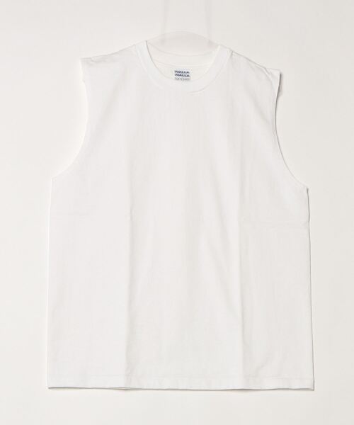 WALLA WALLA SPORT（ワラワラスポーツ）の「9oz TUBE SLEEVELESS TEE（Tシャツ/カットソー・メンズ・アイボリー/ブラック/グリーン系その他/スミクロ/ダークインディゴブルー/マスタード/ホワイト・MEDIUM/LARGE/X-LARGE/SMALL）」の19枚目の写真