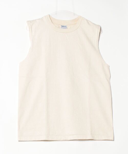 WALLA WALLA SPORT（ワラワラスポーツ）の「9oz TUBE SLEEVELESS TEE（Tシャツ/カットソー・メンズ・アイボリー/ブラック/グリーン系その他/スミクロ/ダークインディゴブルー/マスタード/ホワイト・MEDIUM/LARGE/X-LARGE/SMALL）」の20枚目の写真