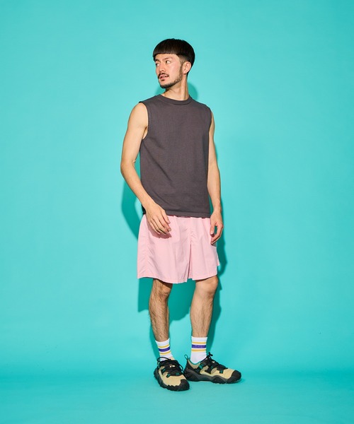WALLA WALLA SPORT（ワラワラスポーツ）の「9oz TUBE SLEEVELESS TEE（Tシャツ/カットソー・メンズ・アイボリー/ブラック/グリーン系その他/スミクロ/ダークインディゴブルー/マスタード/ホワイト・MEDIUM/LARGE/X-LARGE/SMALL）」の12枚目の写真