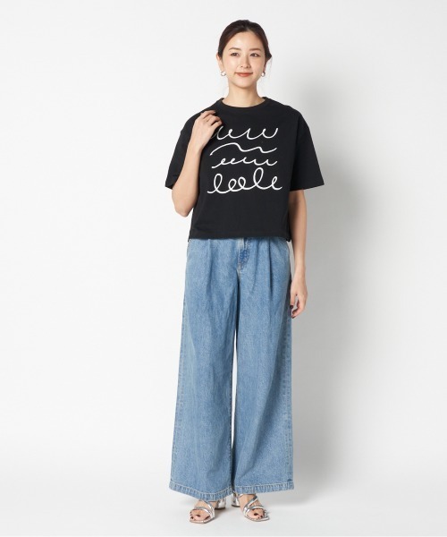 manipuri（マニプリ）の「manipuri PRINT TSHIRT（Tシャツ/カットソー・レディース・ブラック/ホワイト・S）」の15枚目の写真