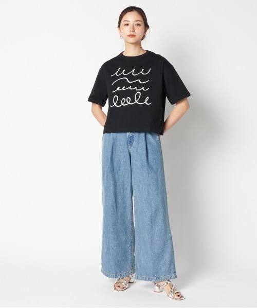 manipuri（マニプリ）の「manipuri PRINT TSHIRT（Tシャツ/カットソー・レディース・ブラック/ホワイト・S）」の16枚目の写真
