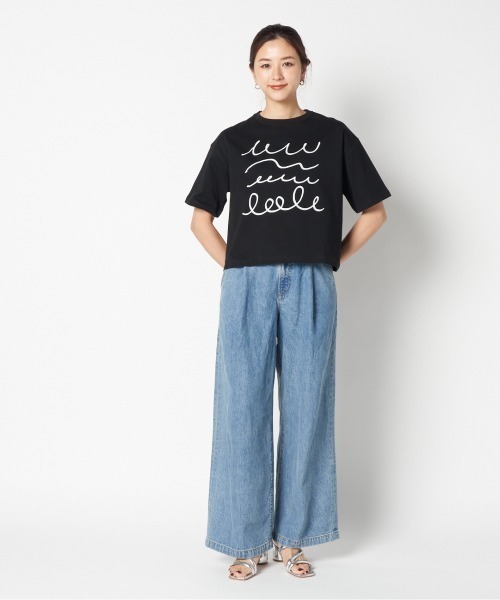 manipuri（マニプリ）の「manipuri PRINT TSHIRT（Tシャツ/カットソー・レディース・ブラック/ホワイト・S）」の17枚目の写真