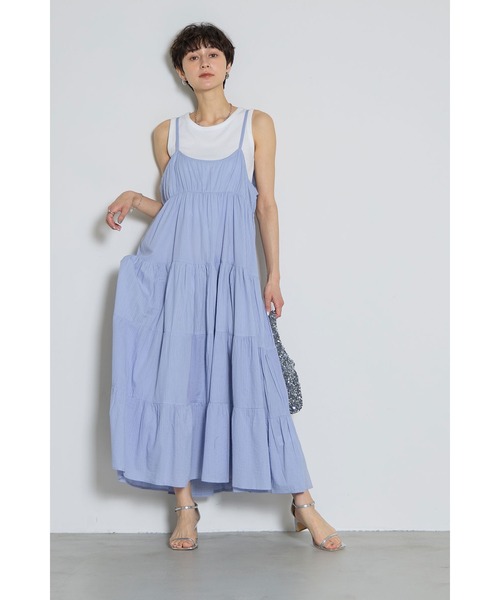 【Dolce&Gabbana】ノースリーブ ストライプ ワンピース コットン Dolce&Gabbana】ノースリーブ ワンピース コットン ストライプ