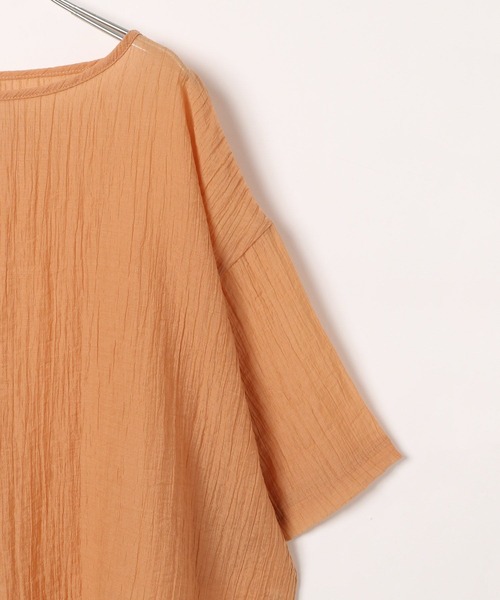 LEPSIM(レプシィム)の「クリンクルブラウス 492797(シャツ/ブラウス・レディース・オフホワイト/オレンジ/ブラック・FREE)」の6枚目の写真