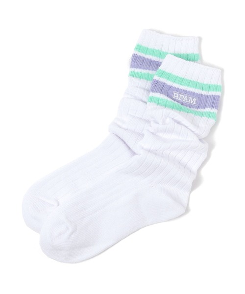 repipi armario(レピピ アルマリオ)の「ハイショクラインルーズソックス(ソックス/靴下・キッズ・ホワイト系その他4/ブラック/ホワイト系その他/ホワイト系その他3/ホワイト系その他2/ホワイト系その他5/グレー/ブラック系その他/グリーン/ピンク系その他/ホワイト・FREE)」の5枚目の写真