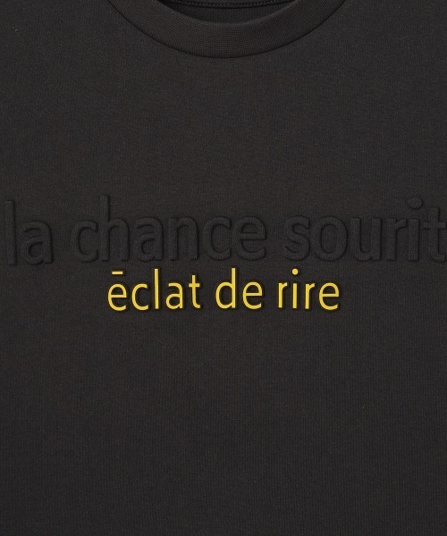 VICKY（ビッキー）の「エンボスプリントTシャツ≪手洗い可能≫（Tシャツ/カットソー・レディース・ホワイト/チャコールグレー・M）」の20枚目の写真