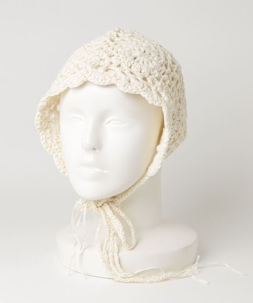 ROSE BUD（ローズバッド）の「(JUNK PRODUCTIONS)BABUSHKA（その他ヘアアクセサリー・レディース・ベージュ/ブラック・ONE SIZE）」の5枚目の写真