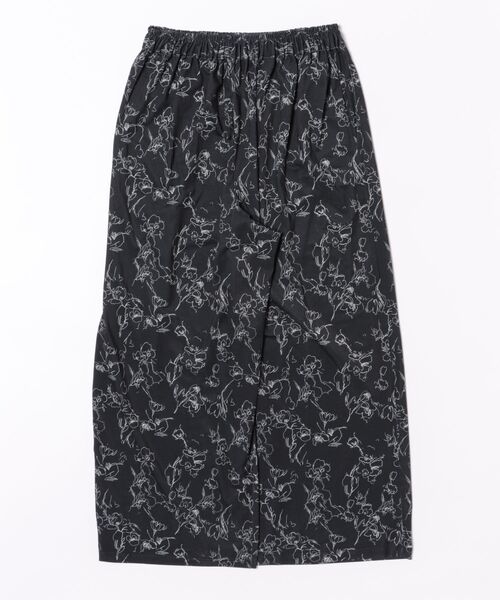 leswel（レスウェル）の「【接触冷感】【L～5L 大きいサイズ】単色花柄イージーワンドパンツ 春夏（その他パンツ・レディース・ブラウン/ブラック・L/LL/3L/4L/5L）」の21枚目の写真