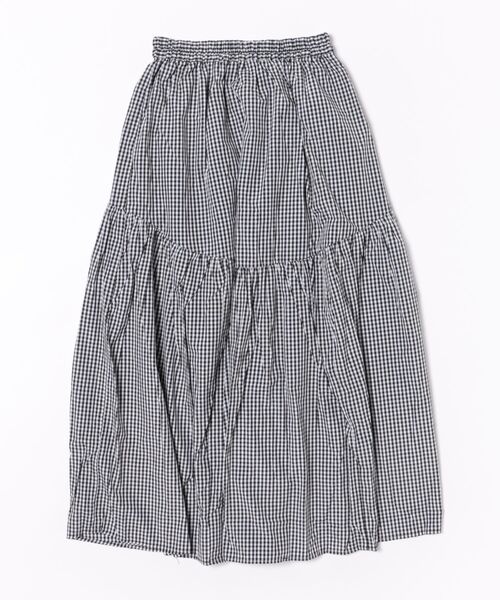 GORGE（ゴージ）の「《ギャザー×ふんわりシルエット》レディース フレアロングスカート ウエストゴム 春夏秋（スカート・レディース・ネイビー/ブラック/ブルー/オフホワイト・F）」の15枚目の写真