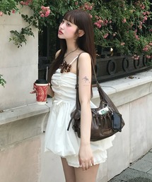 clear（クリア）の「【10色展開／人気定番】ドロストデザインバルーンチュニック[着回し力抜群 ガーリー レイヤード]≪再入荷≫（チュニック）」