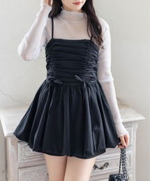 clear | ドロストデザインバルーンチュニック[着回し力抜群 ガーリー レイヤード]≪SS新作≫(チュニック)