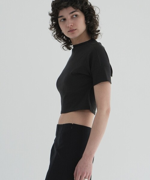 セール】CLANE/クラネ BACK OPEN RIBBON TOPS/バックオープン