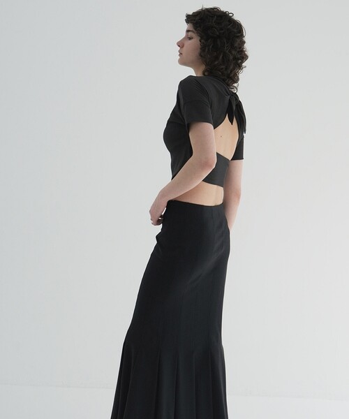 STUDIOUS - 【新品】CLANE クラネ / BACK PLEATS SHIRT セール】【CLANE(クラネ)】BIG SLEEVE WAIST SHAPE TOPS/ビッグ