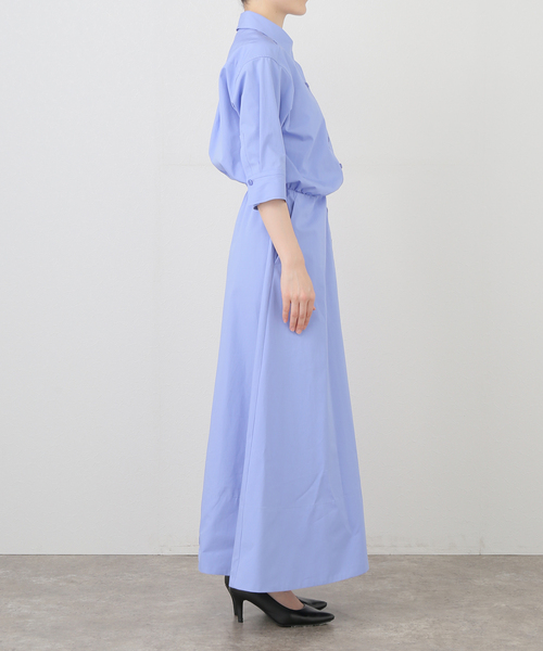 Plage プラージュ　BALOON SLEEVE シャツワンピース plage（プラージュ）の「BALOON SLEEVE シャツワンピース
