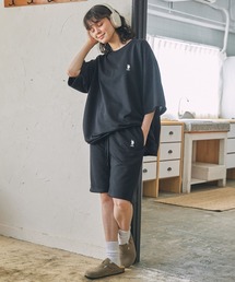 U.S. POLO ASSN.（ユーエスポロアッスン）の「U.S. POLO ASSN. / ユーエスポロアッスン 別注 ワンポイント刺繍 半袖プルオーバースウェット＆ショートパンツ（ルームウェア/パジャマ）」