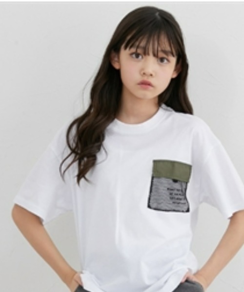25春夏★ポケット付きTシャツ 夏に嬉しい！4つの機能付】カットジョーゼットポケットTシャツ