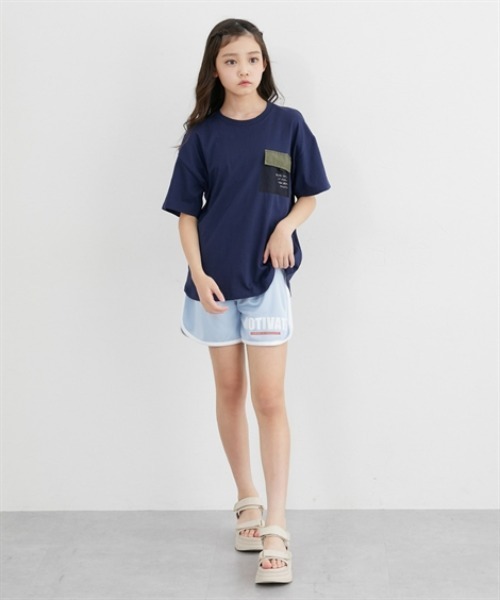 セール】メッシュポケット付きTシャツ（男の子・女の子）（T