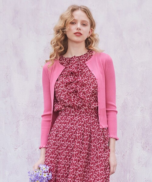 TOCCA(トッカ)の「RIBBON AND RIBBON ブラウス(シャツ/ブラウス・レディース・ワイン系5/ブラック系5・0/4)」の3枚目の写真