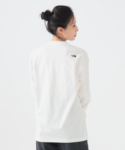 THE NORTH FACE(ザノースフェイス)の「【吸汗速乾】THE NORTH FACE / ロングスリーブ フラッシュドライ ヌプシ コットンティー(S~M)NT32535(Tシャツ/カットソー・レディース・オフホワイト/グレー・MEDIUM/SMALL)」の14枚目の写真