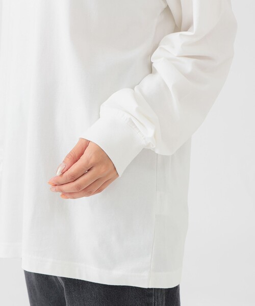 THE NORTH FACE(ザノースフェイス)の「【吸汗速乾】THE NORTH FACE / ロングスリーブ フラッシュドライ ヌプシ コットンティー(S~M)NT32535(Tシャツ/カットソー・レディース・オフホワイト/グレー・MEDIUM/SMALL)」の15枚目の写真