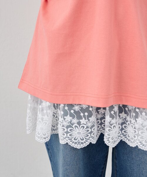 SHENERY（シーナリー）の「《レイヤードコーデに》裾レースキャミソール（キャミソール・レディース・オフホワイト/ブラック・FREE）」の11枚目の写真