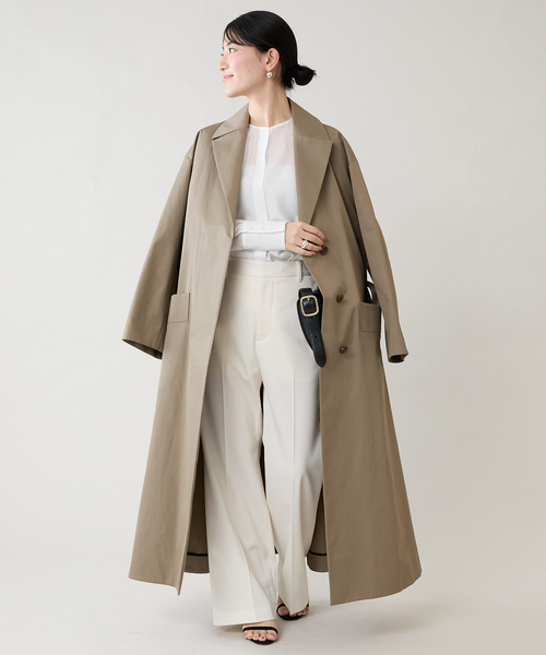 VERMEIL par iena（ヴェルメイユパーイエナ）の「《WEB限定/追加3》シアーブラウス（シャツ/ブラウス・レディース・ホワイト/ネイビー・FREE）」の6枚目の写真