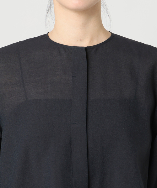 VERMEIL par iena（ヴェルメイユパーイエナ）の「《WEB限定/追加3》シアーブラウス（シャツ/ブラウス・レディース・ホワイト/ネイビー・FREE）」の20枚目の写真