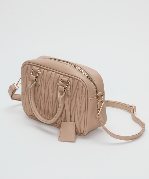 セール】ギャザースクエアバッグ（ハンドバッグ）｜TITTY&CO