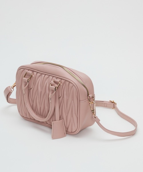 セール】ギャザースクエアバッグ（ハンドバッグ）｜TITTY&CO.（ティ