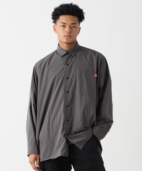 VIRGOwearworks(ヴァルゴウェアワークス)の「FALCON SHADOW WING SHIRTS(シャツ/ブラウス・メンズ・ホワイト/ブラック/チャコールグレー・2/3/4)」の1枚目の写真