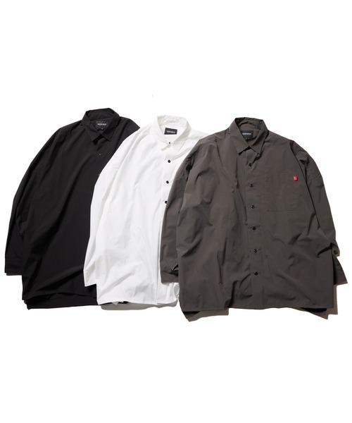 VIRGOwearworks(ヴァルゴウェアワークス)の「FALCON SHADOW WING SHIRTS(シャツ/ブラウス・メンズ・ホワイト/ブラック/チャコールグレー・2/3/4)」の4枚目の写真