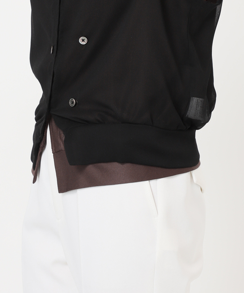 PROTAGONISTA（プロタゴニスタ）の「《NOBLE別注カラー》PROTAGONISTA/プロタゴニスタ レイヤードベスト（ベスト・レディース・ベージュ/ブラック・FREE）」の13枚目の写真