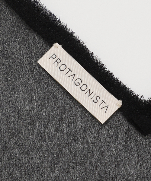PROTAGONISTA（プロタゴニスタ）の「《NOBLE別注カラー》PROTAGONISTA/プロタゴニスタ レイヤードベスト（ベスト・レディース・ベージュ/ブラック・FREE）」の10枚目の写真