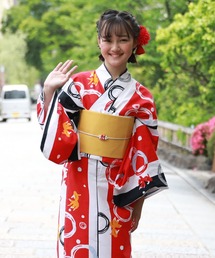 和なでしこ（ワナデシコ）の「ときめきジュニア恋浴衣２点セット（浴衣）」