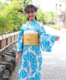 和なでしこ(ワナデシコ)のときめきジュニア恋浴衣2点セット(浴衣)