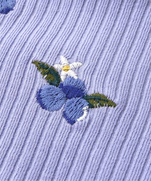 apres les cours（アプレレクール）の「【ジュニア対応】3柄フルーツモチーフ刺繍Tシャツ（Tシャツ/カットソー・キッズ・アイボリー/ミント/ラベンダー・90/100/110/120/80/130/140）」の8枚目の写真