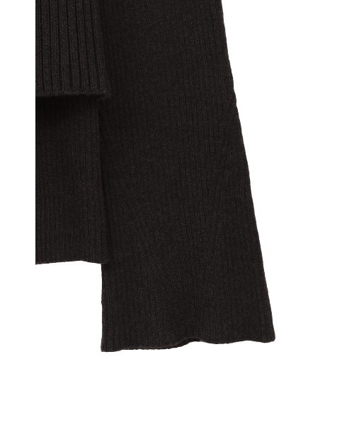 MANOF(マノフ)の「BUSTIER SET RIB KNIT(ニット/セーター・レディース・ブラウン/ベージュ/グレー・FREE)」の7枚目の写真