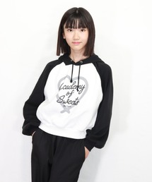 RiCO SUCRE | RICO SUCRE/リコシュクレ クロップドラグランフーディー(スウェット)