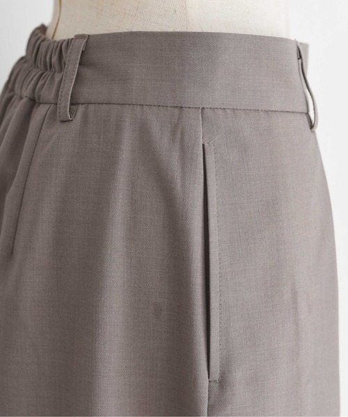 Eimee Law（エイミーロウ）の「ボックスプリーツハーフパンツ（その他パンツ・レディース・チャコールグレー/モカ/グレー・M）」の5枚目の写真