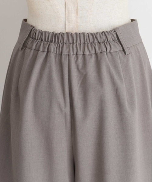 Eimee Law（エイミーロウ）の「ボックスプリーツハーフパンツ（その他パンツ・レディース・チャコールグレー/モカ/グレー・M）」の6枚目の写真