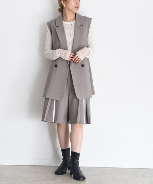 ボックスプリーツハーフパンツ Eimee Law│Eimee Law & LHELBIE 公式