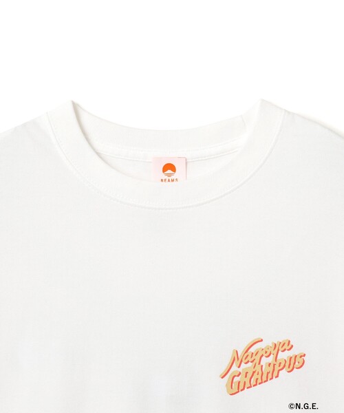 BEAMS JAPAN(ビームス ジャパン)の「【大名古屋展2025】【別注】名古屋グランパス / グランパス Tシャツ(Tシャツ/カットソー・レディース・ホワイト/ネイビー・M/S/L/XL)」の4枚目の写真